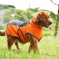 Cross-border new reflective big dog clothing autumn winter warm pet jacket Golden Retriever Labrador dog cotton-padded coat Lightinthebox - thumbnail