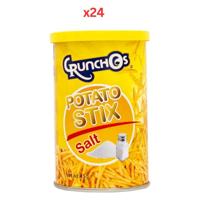 Crunchos Potato Stix 45 Gm Salt Can Pack Of 24