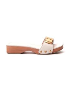 White Leather Sandals