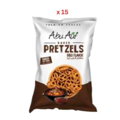 Abu Auf Baked Pretzel BBQ 15X70G
