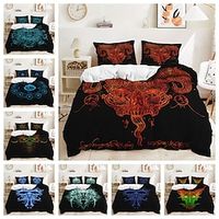 Magic Shaman Quilt Ccover Two-piece Set Three-piece Set Including A Quilt Cover 1 or 2 Pillowcases Bedding Set Lightinthebox - thumbnail