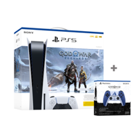 PS5 Console (Disc) with God of War Ragnarok Game Voucher & DualSense 5 God of War Controller (CFI1216A01GOW-CFIZCT1WGOW-R)