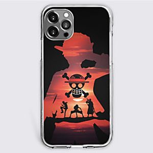 One Piece Cartoon Characters Phone Case For Apple iPhone 12 Pro Max 11 SE 2020 X XR XS Max 8 7 Unique Design Protective Case Shockproof Dustproof Back Cover TPU miniinthebox