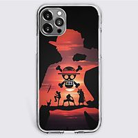 One Piece Cartoon Characters Phone Case For Apple iPhone 12 Pro Max 11 SE 2020 X XR XS Max 8 7 Unique Design Protective Case Shockproof Dustproof Back Cover TPU miniinthebox - thumbnail