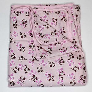 India Weaves - Baby Dohar - Floral Pattern Baby Pink