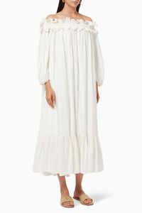Ruffle Off Shoulder Dress