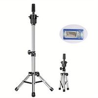 Mini Mannequin Head Stand Adjustable MINI Tripod Stand Holder Hairdressing Training Head Mold Mannequin Salon Hair Clamp Lightinthebox - thumbnail