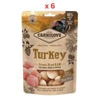 Carnilove Freeze-Dried Raw Snacks Turkey 60g Pack Of 6