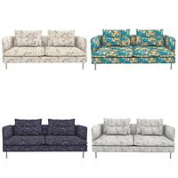 SÖDERHAMN Sofa Covers 100% Cotton Floral Quilted Slipcovers 3-Seat with Armrests Lightinthebox