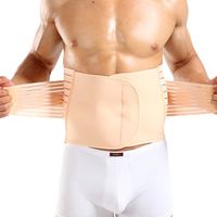 Sport Bodybuilding Breathable High Elastic Abdomen Girdling Belly Waistband for Men - thumbnail