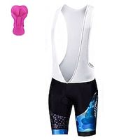 21Grams Women's Cycling Bib Shorts Bike Bib Shorts Bottoms Mountain Bike MTB Road Bike Cycling Sports Polka Dot 3D Pad Cycling Breathable Quick Dry Green Purple Polyester Spandex Clothing Apparel Lightinthebox - thumbnail