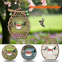 Honeycomb Hummingbird Feeder Outdoor Garden Decor Enhance Your Garden and Delight in the Beauty of Vibrant Birds Lightinthebox - thumbnail