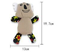 For Pet Cute Animal Plush Dog Toy - Grey