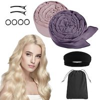 Heatless Hair Curler for Long Hair Curls, 61 Extra Long Heatless Curling Rod Headband for Long Hair Velour Curling Ribbon with Hair Clips Soft Sleep Overnight Curlers Lightinthebox - thumbnail