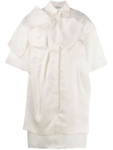 Nina Ricci oversized shirt dress - White