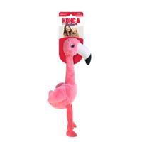 Kong Shakers Honkers Flamingo Plush Squeaker Dog Large Toy