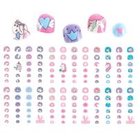 Superior quality Children Nail Sticker Lovely Cartoon Unicorn waterproof Non-toxic nail decorate