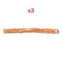 Trixie Perch With Screw Fixing For Birds - Brown 40cm (Pack Of 3)