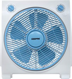 Geepas 12'' Box Fan-(Blue)-(GF21113)