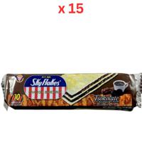 M.Y.San Skyflakes Chocolate Crackers Pack Of 10 - 30 Gm Pack Of 15 (UAE Delivery Only)