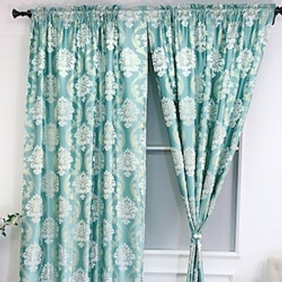 Flower Curtain Drapes for Living Room, Farmhouse Curtain Panels For Bedroom Door Kitchen Window Treatments Thermal Insulated Room Darkening Lightinthebox