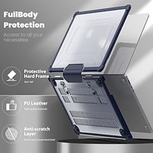 MacBook Case Compatible with Macbook Air Pro 14 16 M1(13.3) inch Hard PVC(PolyVinyl Chloride) Silicone Crystal Clear miniinthebox