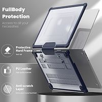 MacBook Case Compatible with Macbook Air Pro 14 16 M1(13.3) inch Hard PVC(PolyVinyl Chloride) Silicone Crystal Clear miniinthebox - thumbnail