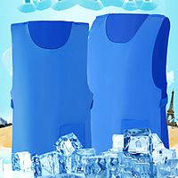 Summer Cooling Vest PVA Hiking Vest Waterproof Fabric High Temperature Protective Ice Vest Outdoor Sports Work Vest for Outdoor Sports Lightinthebox - thumbnail