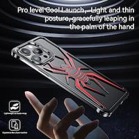 Phone Case For iPhone 15 Pro Max Plus iPhone 14 Pro Max iPhone 13 Pro Max Novelty Back Cover with Stand Holder Shockproof Aluminum Alloy Plating Lightinthebox