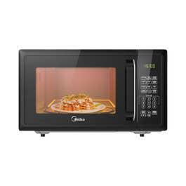 Midea 25L Digital Solo Microwave Oven with 10 Power Levels, 900W, Electronic Touch Control, Child-Safety-Lock, Defrost Function, Fast Reheat, Pull Open Door Handle, Good for Home & Office, EM925A2GUBK