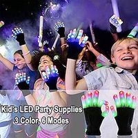 1 Pairs Led Gloves Christmas Stocking Stuffers Gifts for Kids Teens Light Up Gloves Xmas Party Favors Cool Fun Toys Lightinthebox - thumbnail