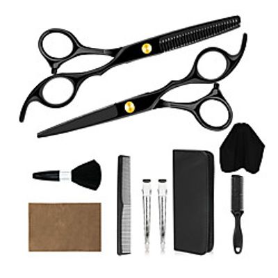 Professional Barber Scissors Hairdressing Scissors Flat Tooth Scissors Mid-range Scissors Barber Scissors Thinning Scissors Barber Scissors Set Lightinthebox