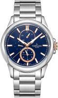 Tornado Men's Multi Function Blue Dial Watch - T6107-SBSL