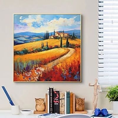 Handpainted Italy Original Abstract Oil Painting on Canvas Handmade Landscape Wall Art Modern Home Decoration Contemporary Art No Frame Lightinthebox