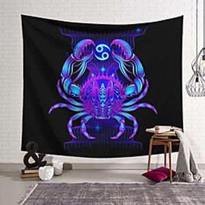 Wall Tapestry Art Decor Blanket Curtain Hanging Home Bedroom Living Room Decoration Polyester Crab Lightinthebox