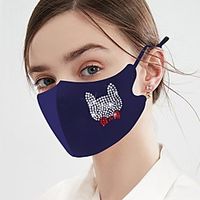 Women's Face Mask Nylon Fashion Holiday HeartMask Lightinthebox - thumbnail