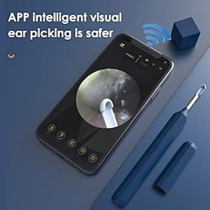 Ear Wax Removal, Ear Cleaner with Camera, Ear Wax Removal Kit with 1080P, Ear Camera Otoscope with Light, Ear Cleaning Kit for iPhone, iPad, Android Phones Lightinthebox