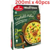 Haldirams Minute Khana Vegetable Pulao - 200 Gm Pack Of 40 (UAE Delivery Only)