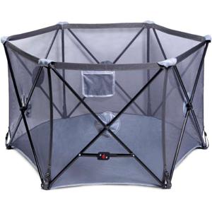 Baby Safe Foldable Playard - Grey BS_FPY_GY