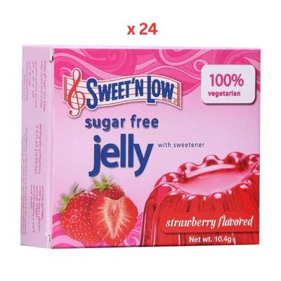 Sweet'N Low Strawberry Flavoured Sugar-Free Jelly 24X10.5G Sweet'N Low Strawberry Flavoured Sugar-Free Jelly 24X10.5G