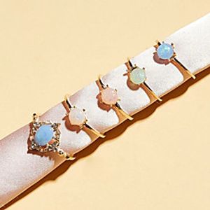 Ring Classic Alloy Stylish Artistic Simple 1 set One Size  Women's Lightinthebox