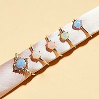 Ring Classic Alloy Stylish Artistic Simple 1 set One Size  Women's Lightinthebox - thumbnail