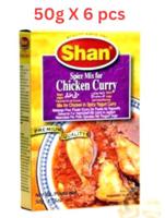 Shan Chicken Curry Mix Masala - 50 g x 6