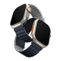 Uniq Revix Reversible Magnetic Strap for Apple Watch 49/45/44/42mmStorm (Storm Blue/ Chalk Grey) - thumbnail