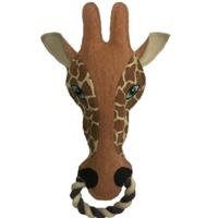 Nutrapet Pet Giraffe Face Dog Toy