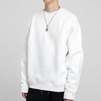 Men's Sweatshirt Green Black Blue Yellow Light Green Crew Neck Plain Sports  Outdoor Daily Sports Cotton Active Streetwear Cool Winter Fall Clothing Apparel Hoodies Sweatshirts  Lightinthebox - thumbnail