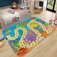 Kids Play Rug for Baby Play Mat for Floor Kids Rugs for Playroom Playtime Season Educational Area Rug for Kids Room Classroom miniinthebox - thumbnail