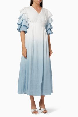 Ombre Wrap Dress Ombre Wrap Dress