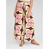 Bohemia Wide Leg Maxi Pants with Pocket