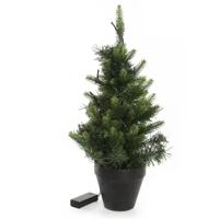 Ana Christmas Tree With Pot Stand, Green - 60 cms